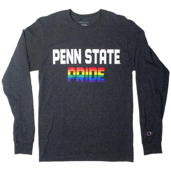 Penn State Pride long sleeve gray t-shirt image